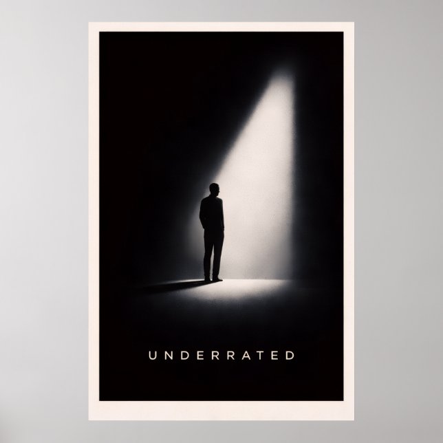 Póster minimalista subestimado (Frente)