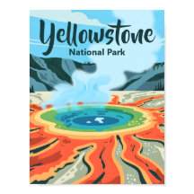 Mínimo Audaz Retro Yellowstone Arcoíris Fuente Ter