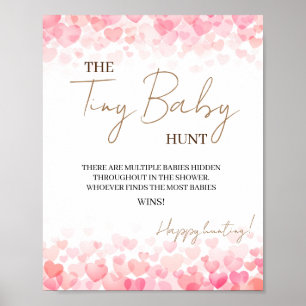 Póster Mínimo La Pequeña Caza De Bebés Juego De Baby Show