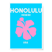 MiniPoster - Honolulu Hawaii