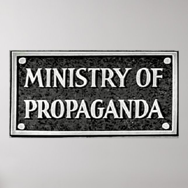Póster Ministerio de Propaganda (Frente)