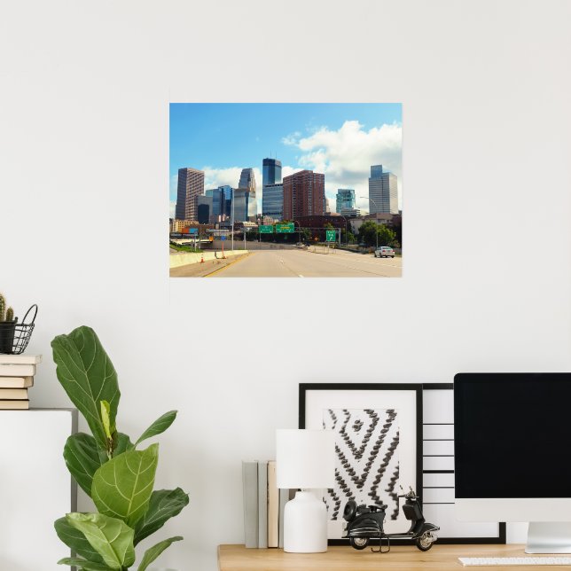 Póster Minneapolis Minnesota (Oficina en casa)