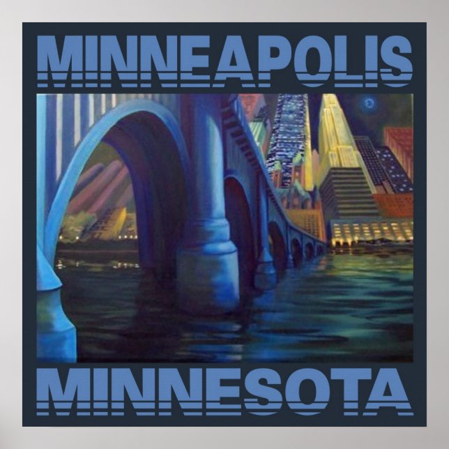 PÓSTER MINNEAPOLIS MINNESOTA (Frente)