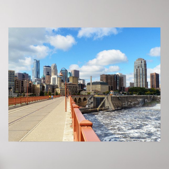 Póster Minneapolis Minnesota (Frente)