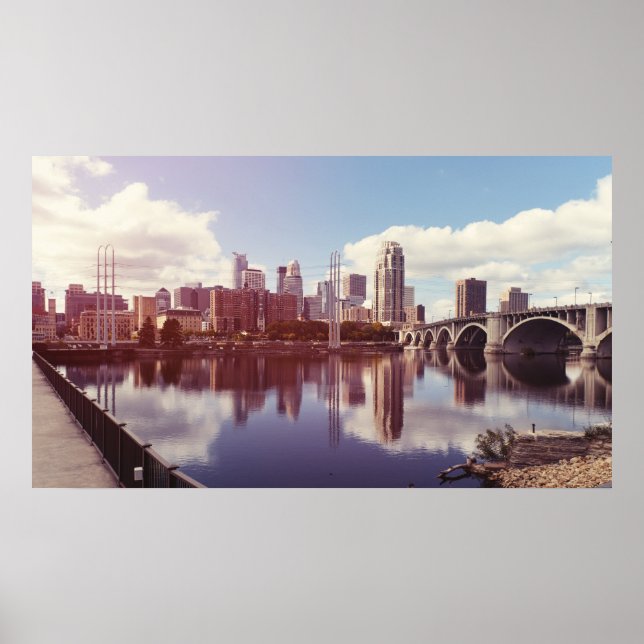 Póster Minneapolis Minnesota  (Frente)