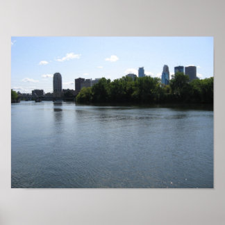 Póster Minneapolis Skyline