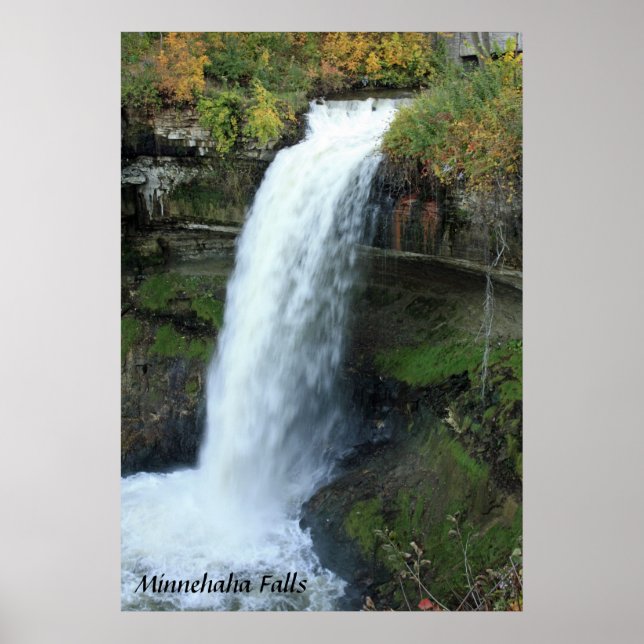 Póster Minnehaha Falls (Frente)