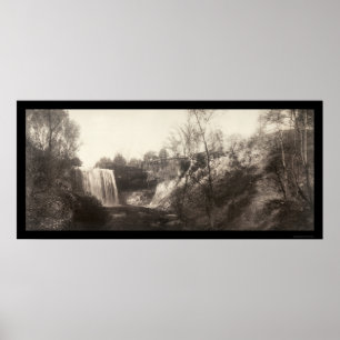 Póster Minnehaha Falls MN Photo 1906