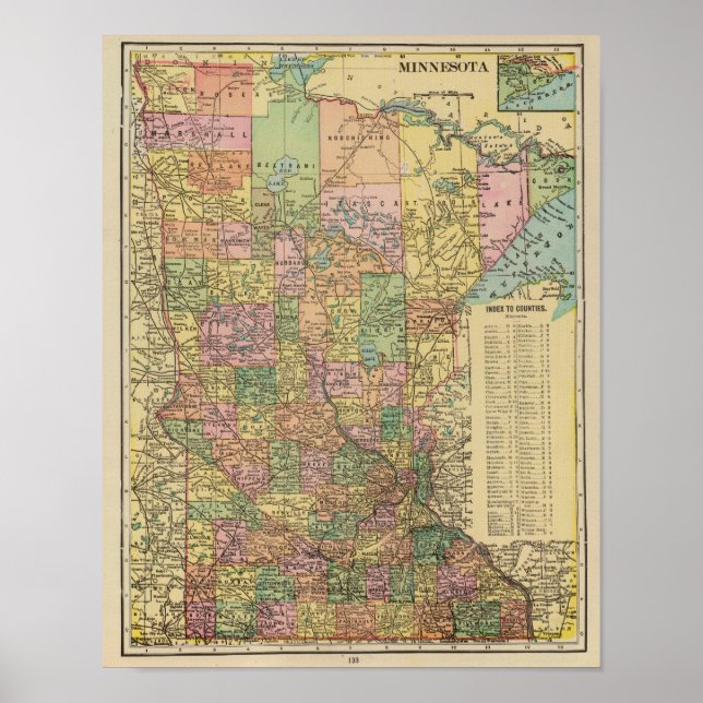 Póster Minnesota (Frente)