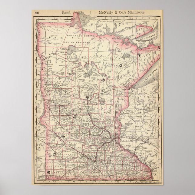 Póster Minnesota (Frente)