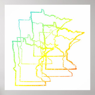 Póster minnesota chill blur