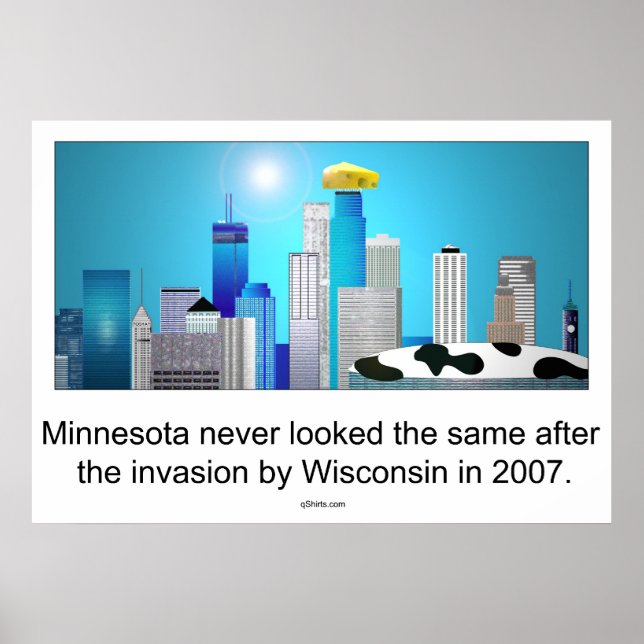 Póster Minnesota después de la invasión de Wisconsin ;) (Frente)
