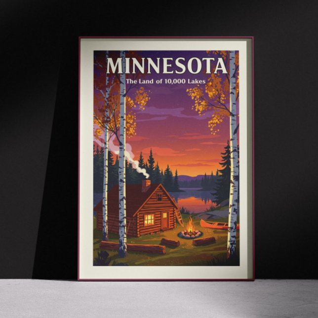 Póster Minnesota vintage (Subido por el creador)