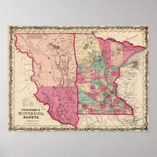 Póster Minnesota y Dakota