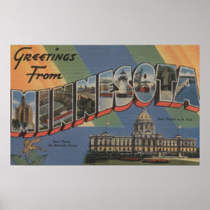 Póster MinnesotaLarge Letter ScenesMinnesota