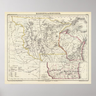 Póster Minnisota y Wisconsin