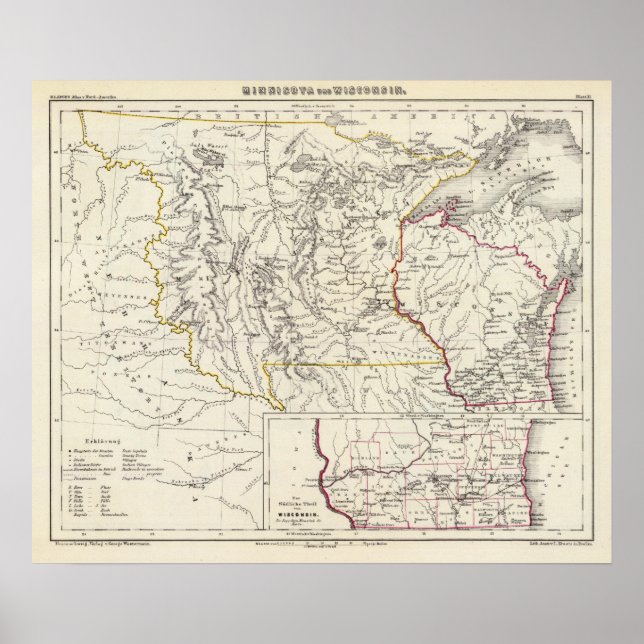 Póster Minnisota y Wisconsin (Frente)