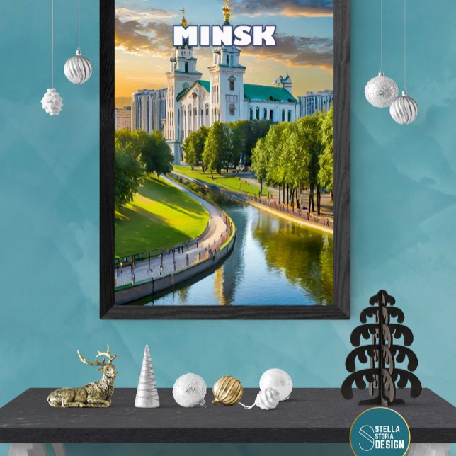 Póster Minsk se dévoile, discrète et majestueuse (Subido por el creador)