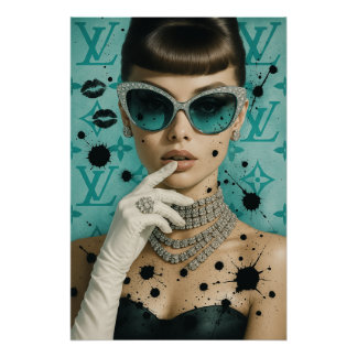 Póster Mint Monogram Muse