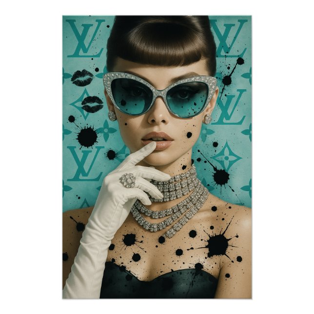 Póster Mint Monogram Muse (Anverso)