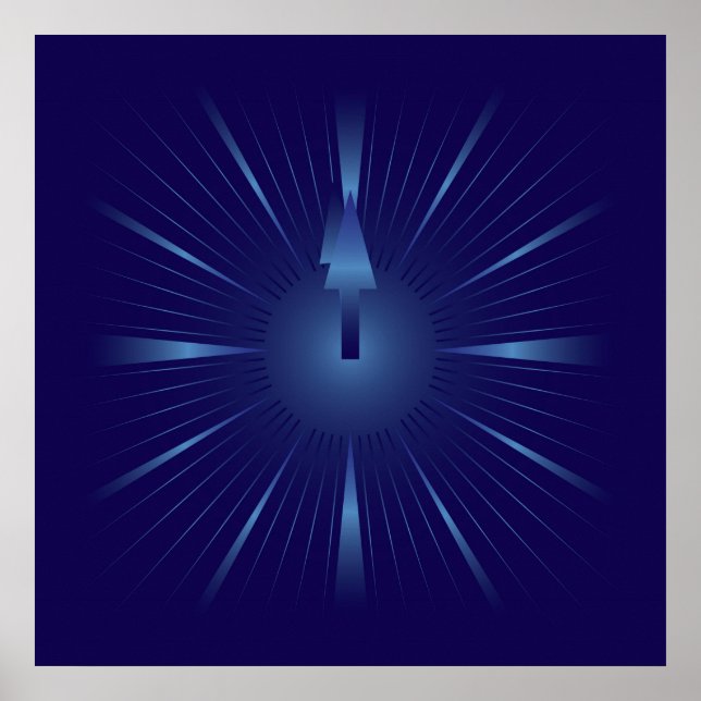 Póster minuto de zafiro (Frente)