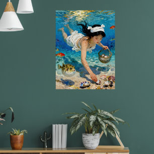 Póster "Mio's Descent" - Un retrato oceánico