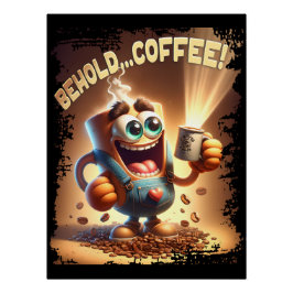 Póster ¡Mira... café!