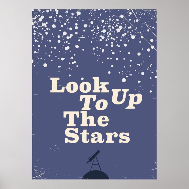 Póster Mira el afiche de la época de las estrellas (Frente)