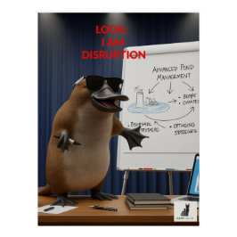 Póster Mira, Estoy Perturbada