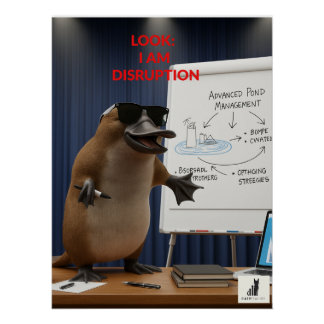 Póster Mira, Estoy Perturbada
