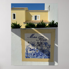Póster Mira Flores Wall Tile in Alnbufeira Portugal