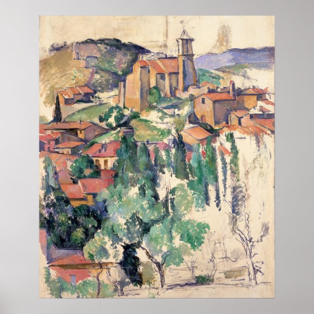 Póster Mira Gardanne - Paul Cezanne - c1885 (Frente)