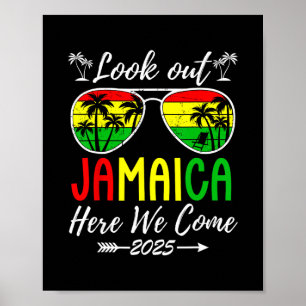Póster Mira Jamaica 2025 Aquí Venimos Vacaciones Familiar