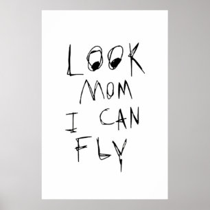 Póster mira mamá puedo volar