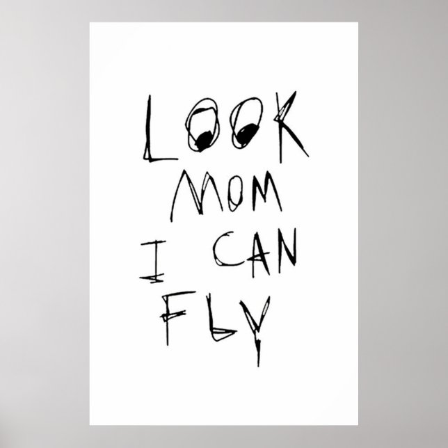 Póster mira mamá yo puedo volar (Frente)