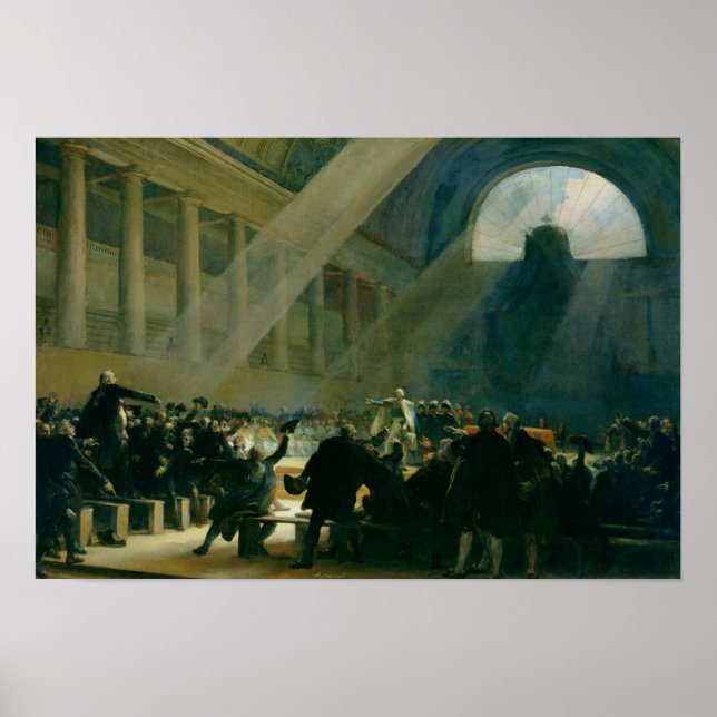 Póster Mirabeau Respondiendo a Dreux-Breze (Frente)