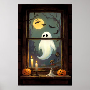 Póster Mirada de la cabaña embrujada - Escena de la venta