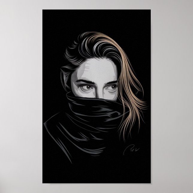 Póster Mirada Intensa (Frente)