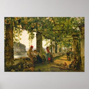 Póster Mirador con las vides torcidas, 1828