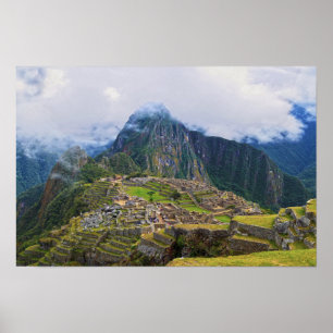 Póster Mirador de Machu Picchu, Perú