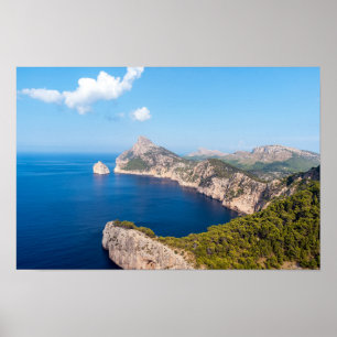 Póster Mirador es Colomer en Cap de Formentor - Mallorca