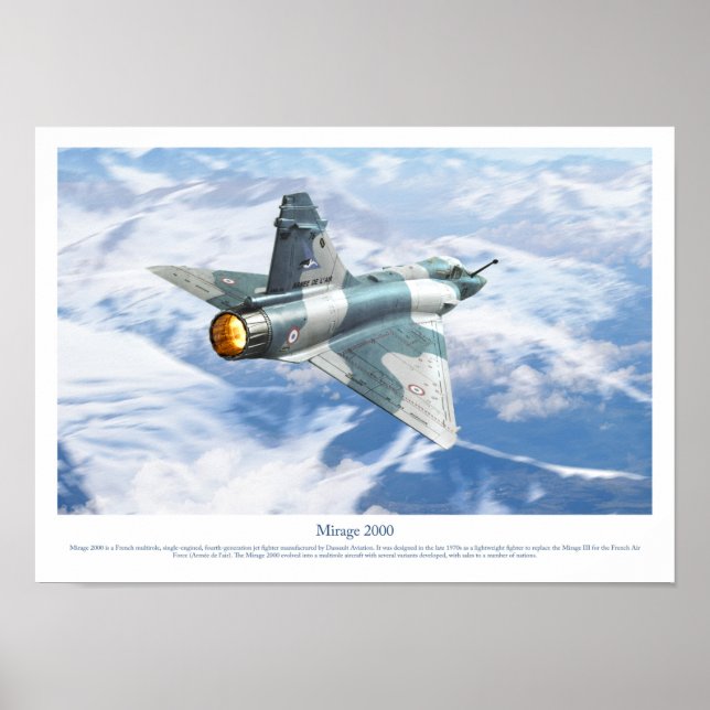 Póster Mirage 2000 (Frente)