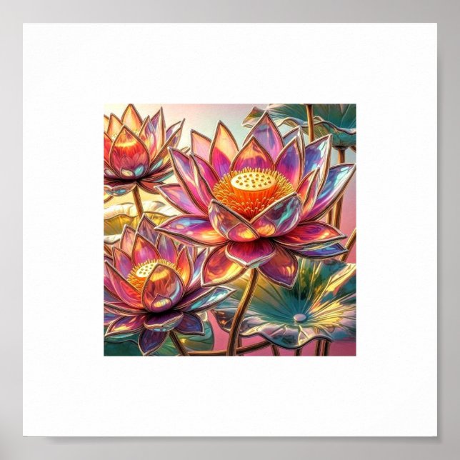 Póster "Mirage místico del desierto - Caravana surrealist (Frente)