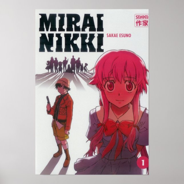 Póster Mirai Nikki  Future Diary Cover 1 (Frente)
