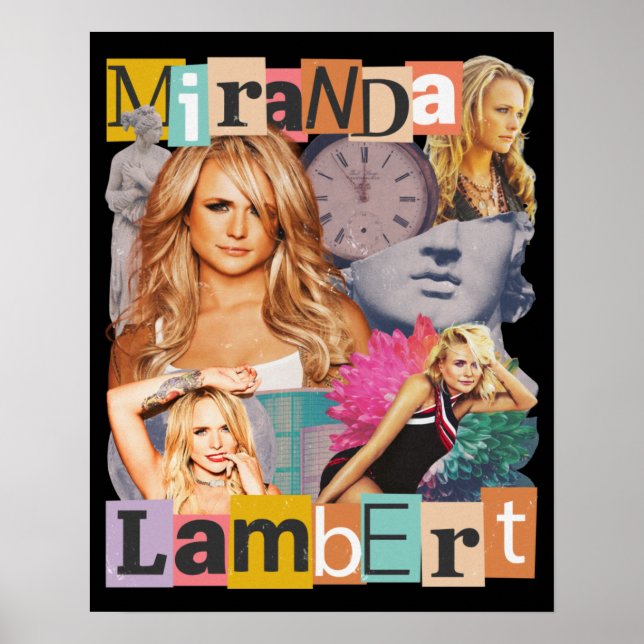 Póster Miranda Lambert Country Music (Frente)