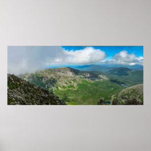 Póster Mirando a la cuenca, Parque Estatal Baxter, Maine