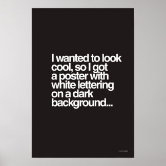 Póster Mirando bien