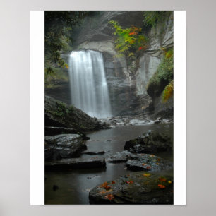 Póster Mirando caídas de vidrio