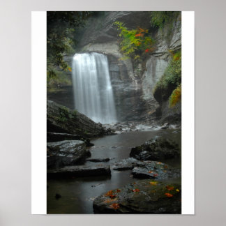 Póster Mirando caídas de vidrio