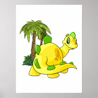 Póster Mirando Chomby amarillo tirano